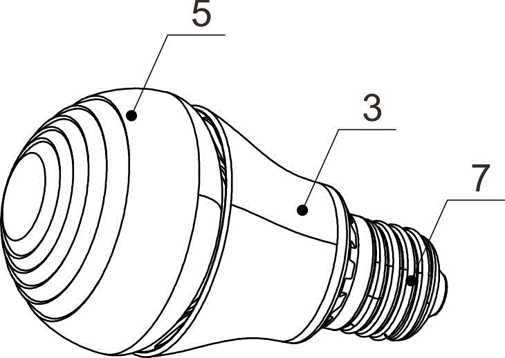 新型散热LED灯泡的制作方法