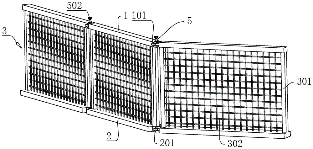 一种连接可调的建筑防护栏及其安装方法与流程