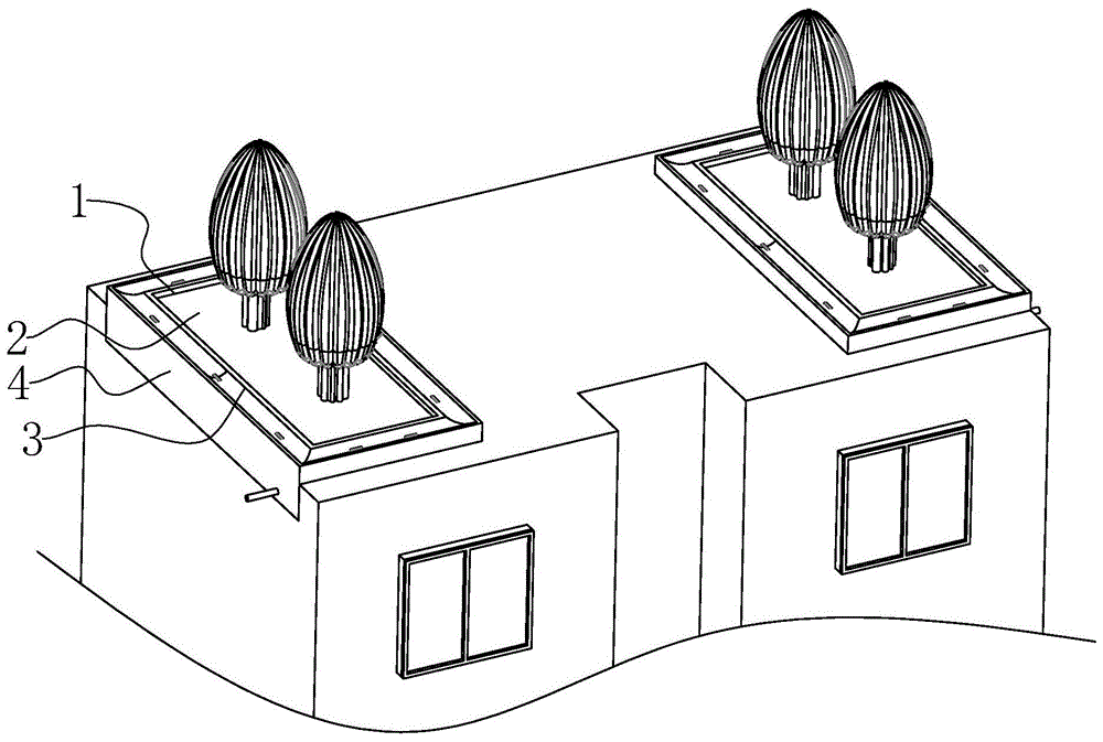 一种节能环保型屋顶绿化结构的制作方法