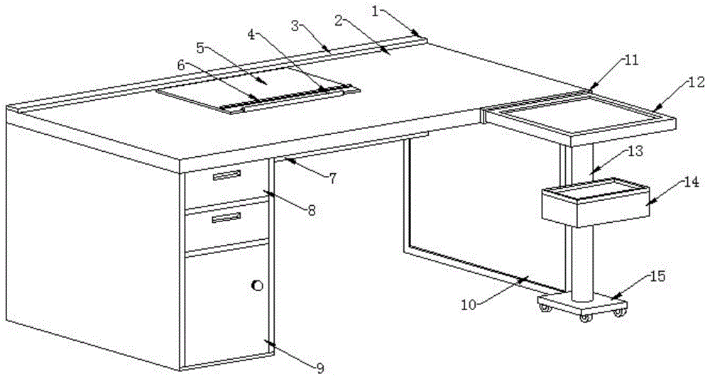 一种心血管内科的工作台的制作方法