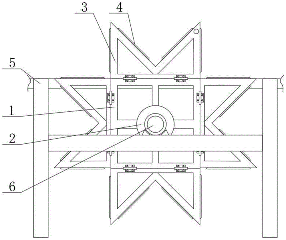 一种空心砖生产用悬空翻坯设备的制作方法