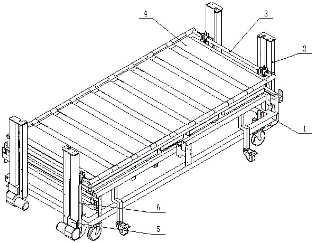 平移升降翻身床的制作方法