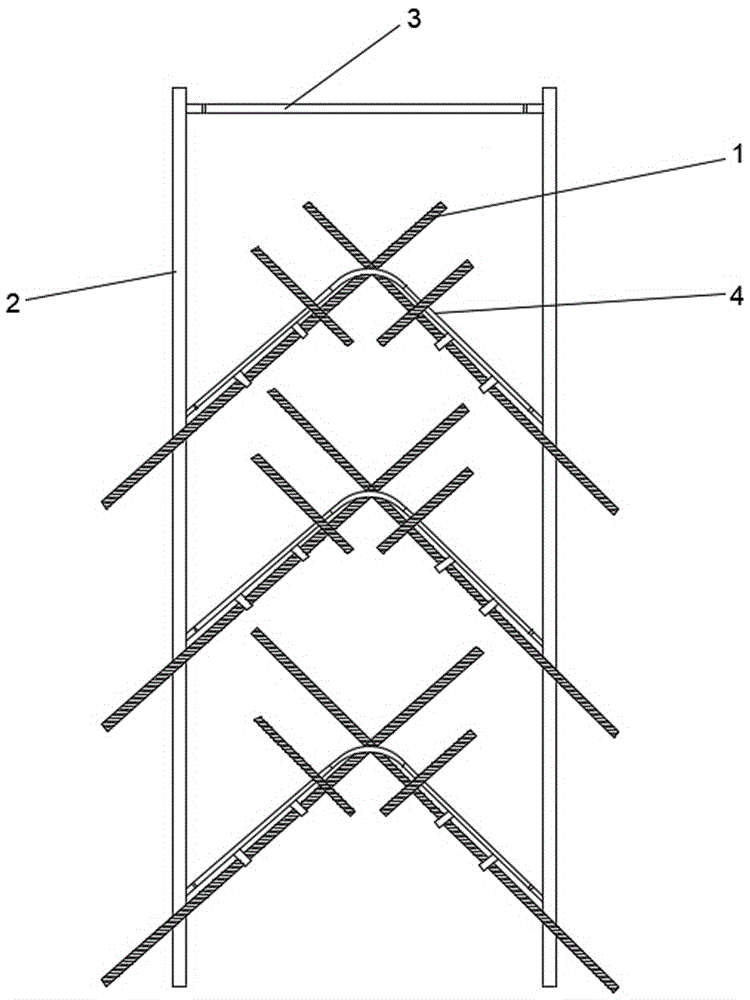 一种层状钢筋间支撑定位结构的制作方法