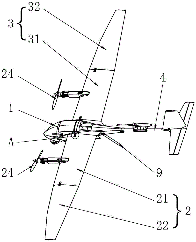 一种固定翼与多旋翼一体的无人机的制作方法
