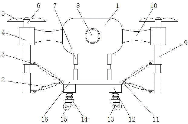 一种具有底座减震功能的无人机的制作方法