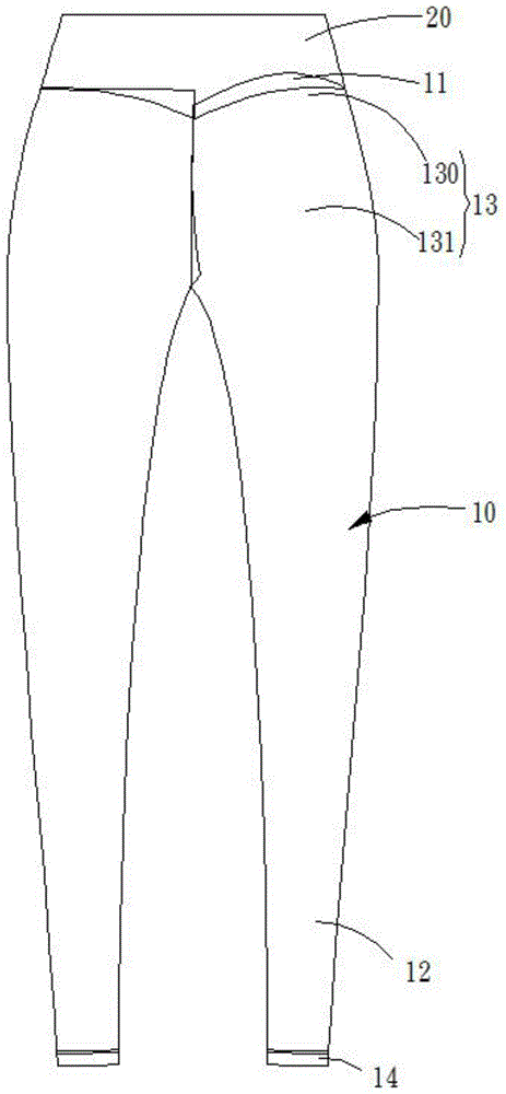 收腹裤的制作方法