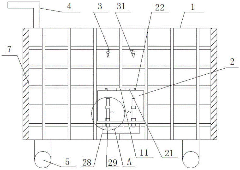 一种兽医用猪隔离笼的制作方法