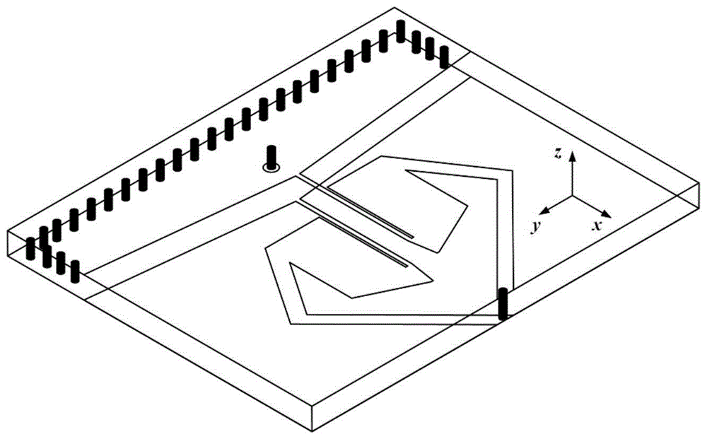 一种无延时线结构的平面端射圆极化天线的制作方法