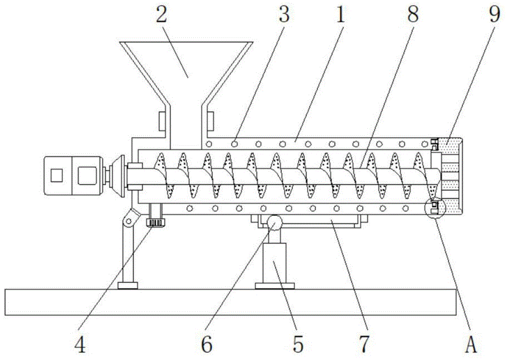 一种塑料发泡挤出装置的制作方法