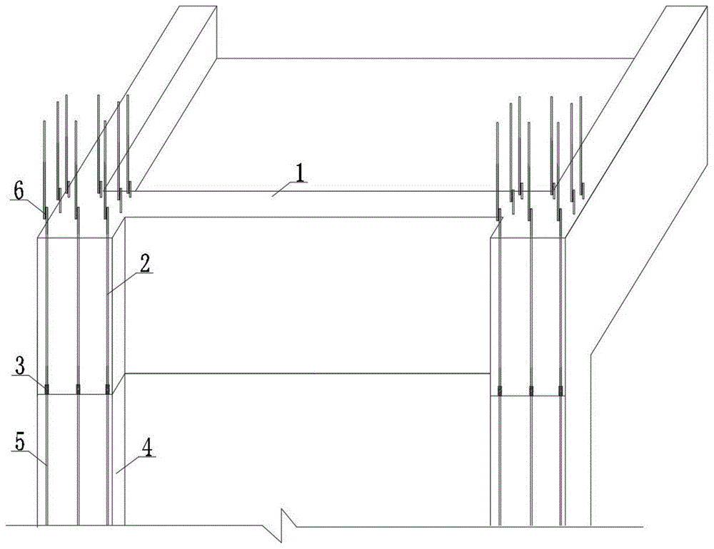一种预制阳台构造柱出筋搭接结构的制作方法