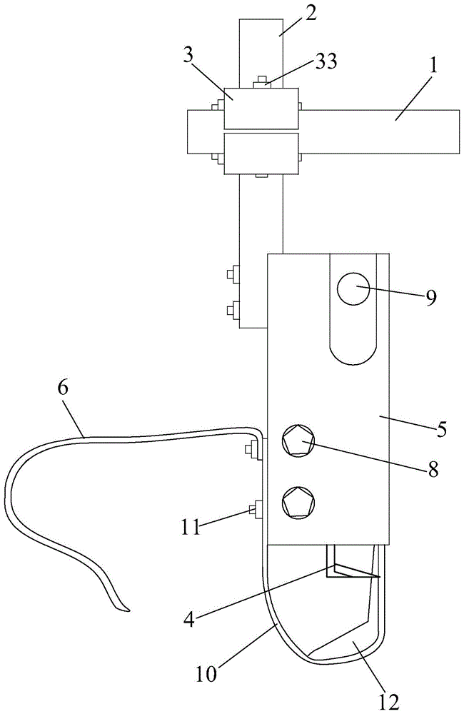 一种双剑杆织机的单边剪纱装置的制作方法