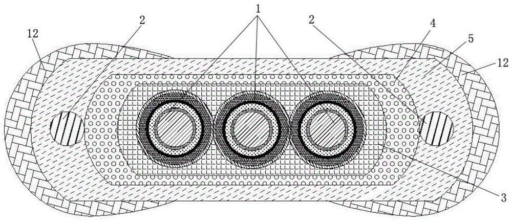 耐磨型抗开裂扁电缆的制作方法