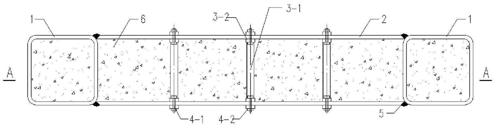 一种栓焊混合连接的双钢板组合剪力墙及制作方法与流程