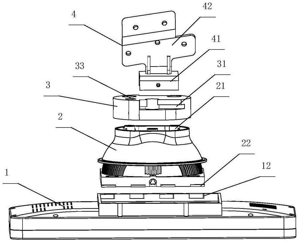 车辆内部显示器安装总成的制作方法