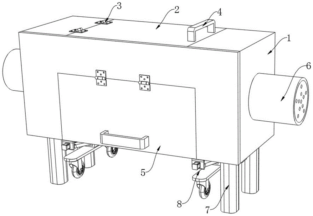 一种数控加工用具有刀具升降功能的工具柜的制作方法