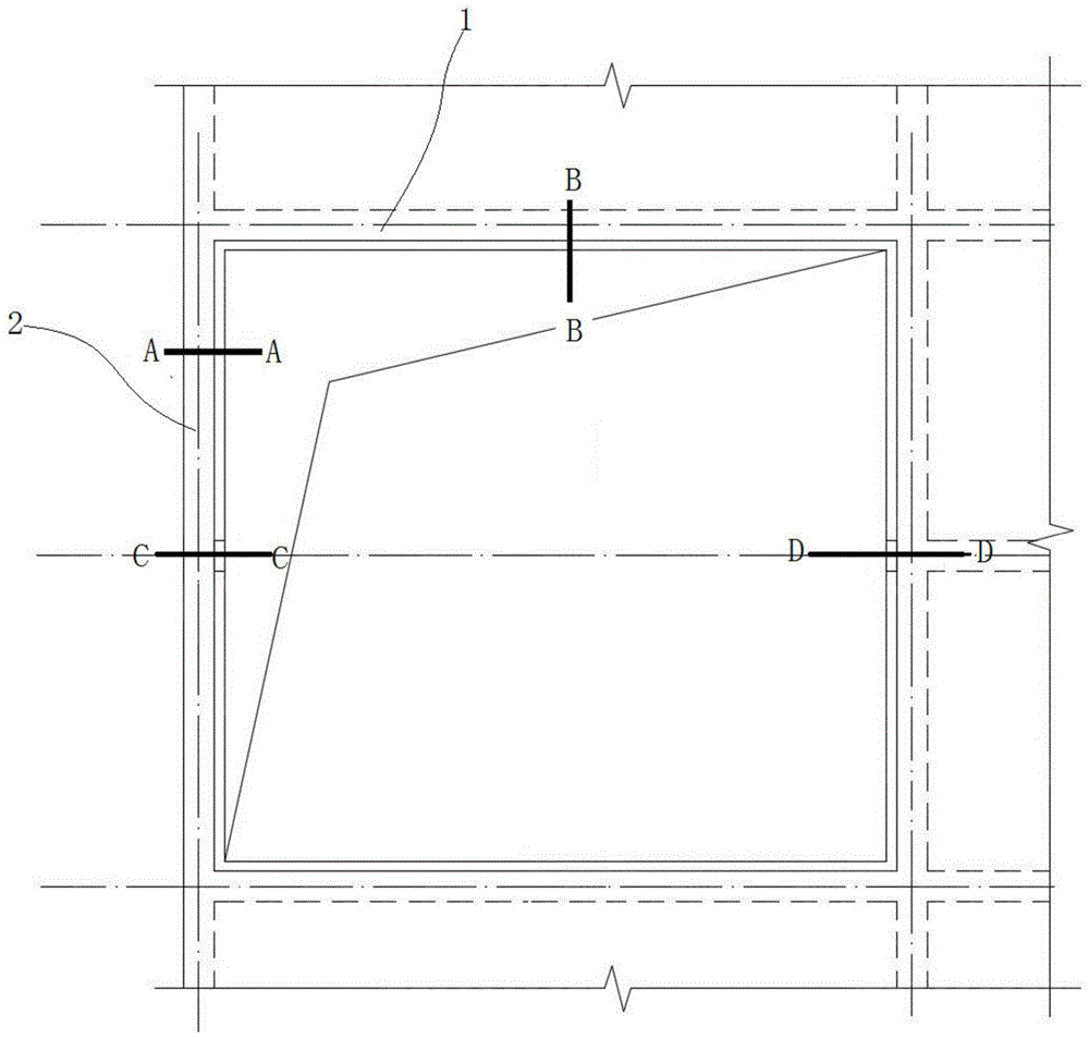 一种为建筑功能预留改造结构的楼板大洞口的制作方法