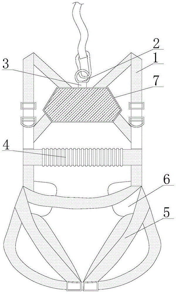 一种高空作业用安全带的制作方法