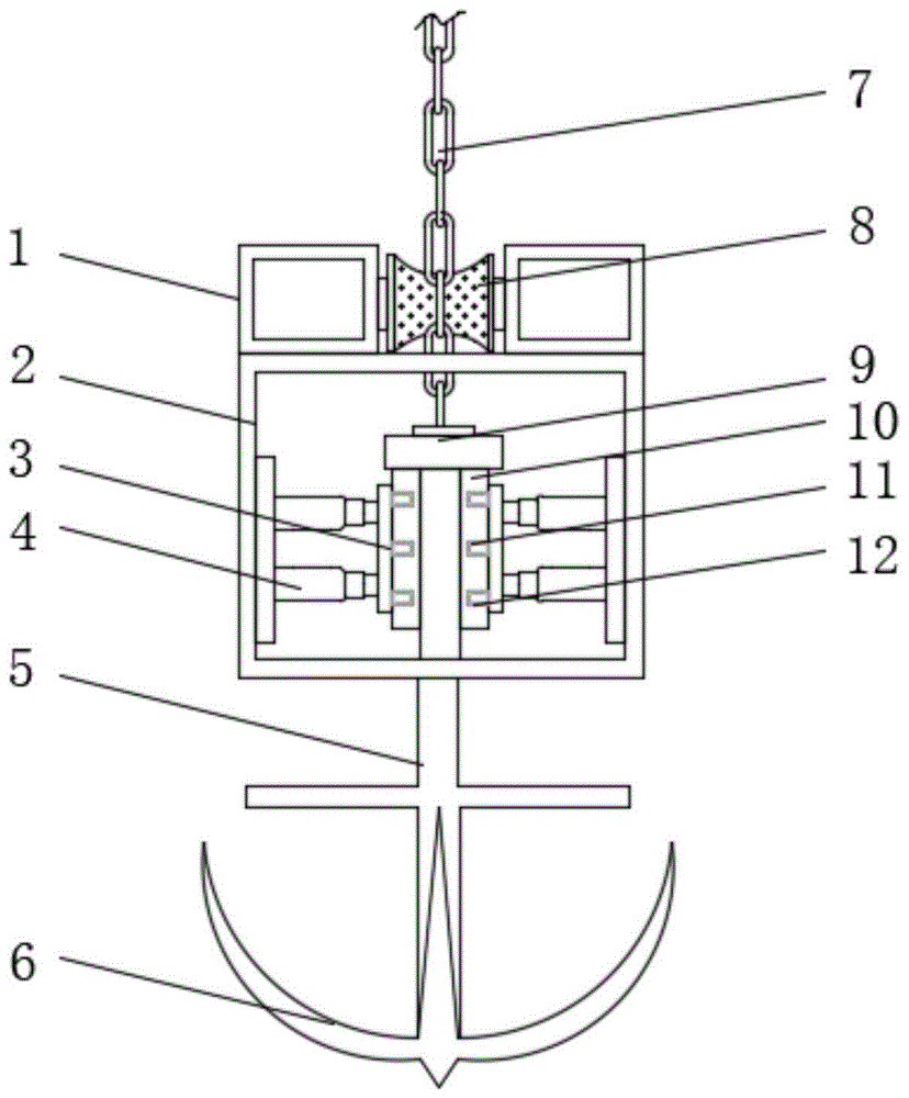 船用船锚辅助装置的制作方法