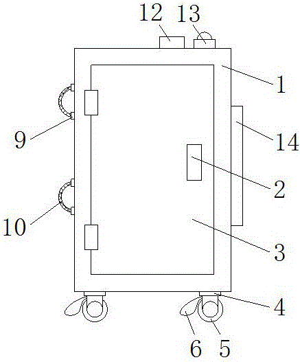 一种具有防尘效果的安全电力柜的制作方法