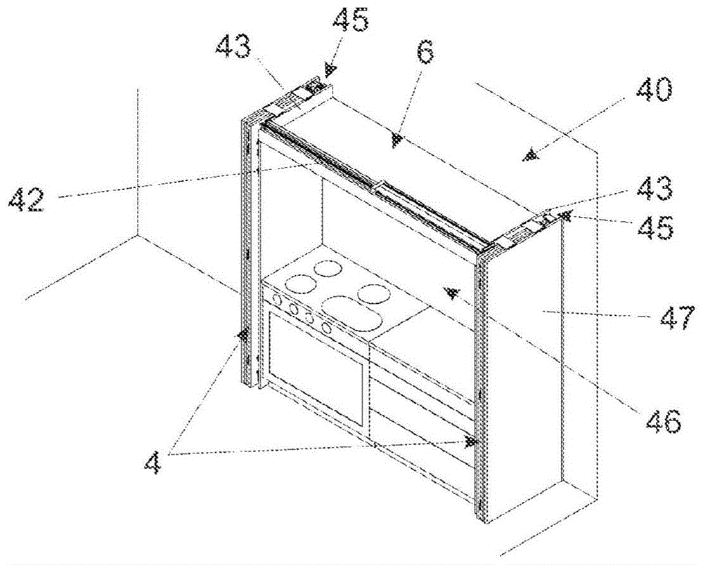 用于使活动的家具部件相对于家具本体运动的组件和家具的制作方法