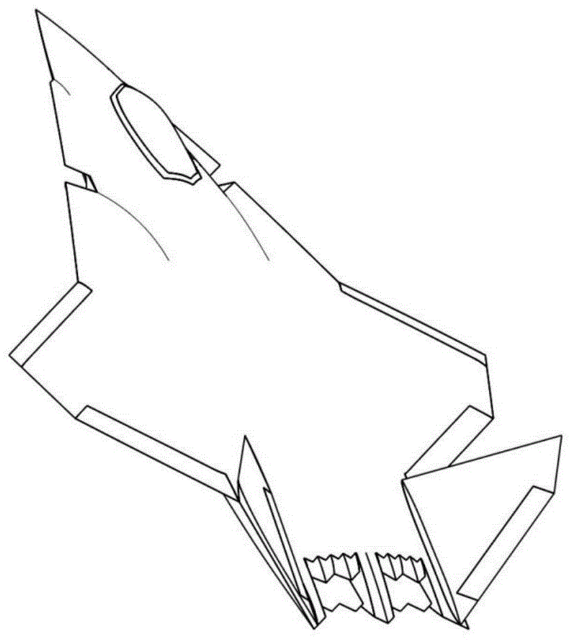 一种带分段边条的战斗轰炸机的气动布局的制作方法
