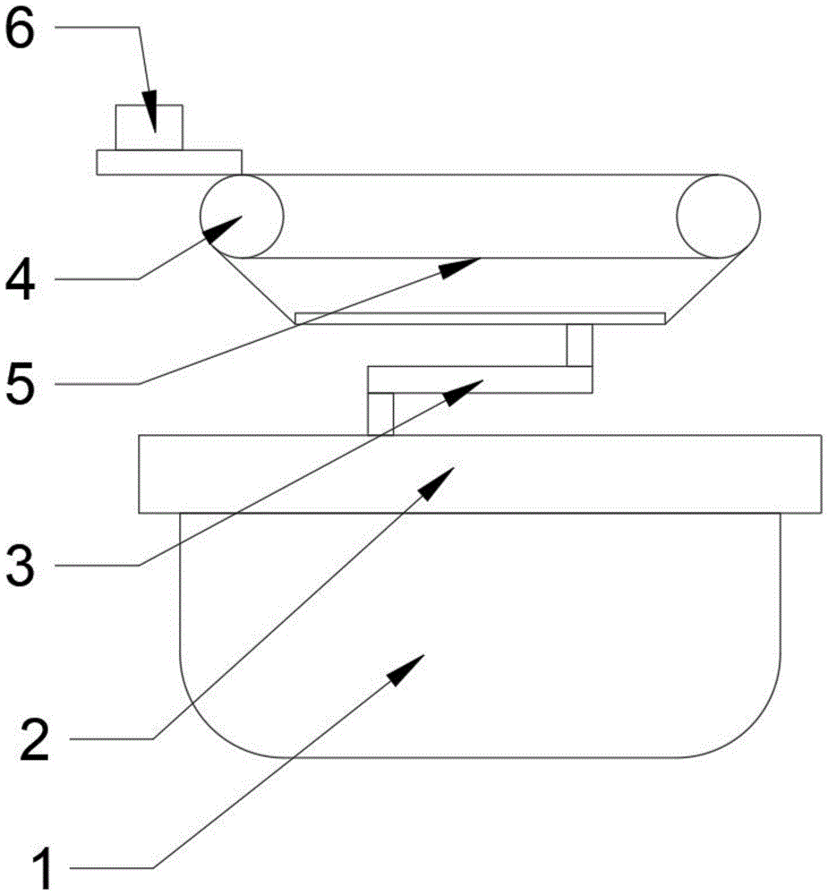 一种环形交叉带分拣小车称重装置的制作方法