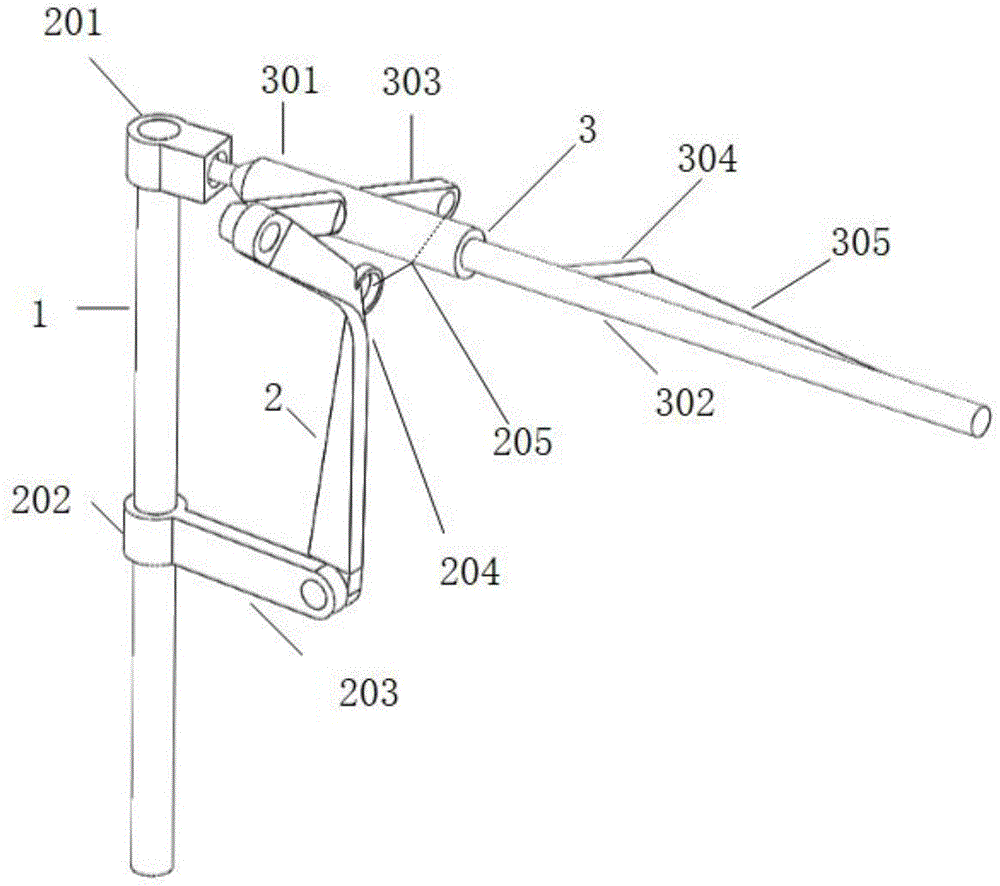 微型飞行器用仿生扑翼拍动及扭转组合运动的传动装置的制作方法