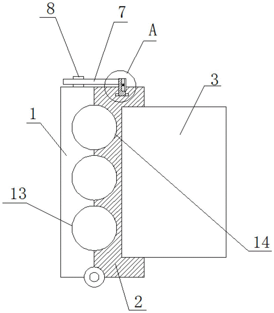 一种建筑施工架上的管线固定装置的制作方法