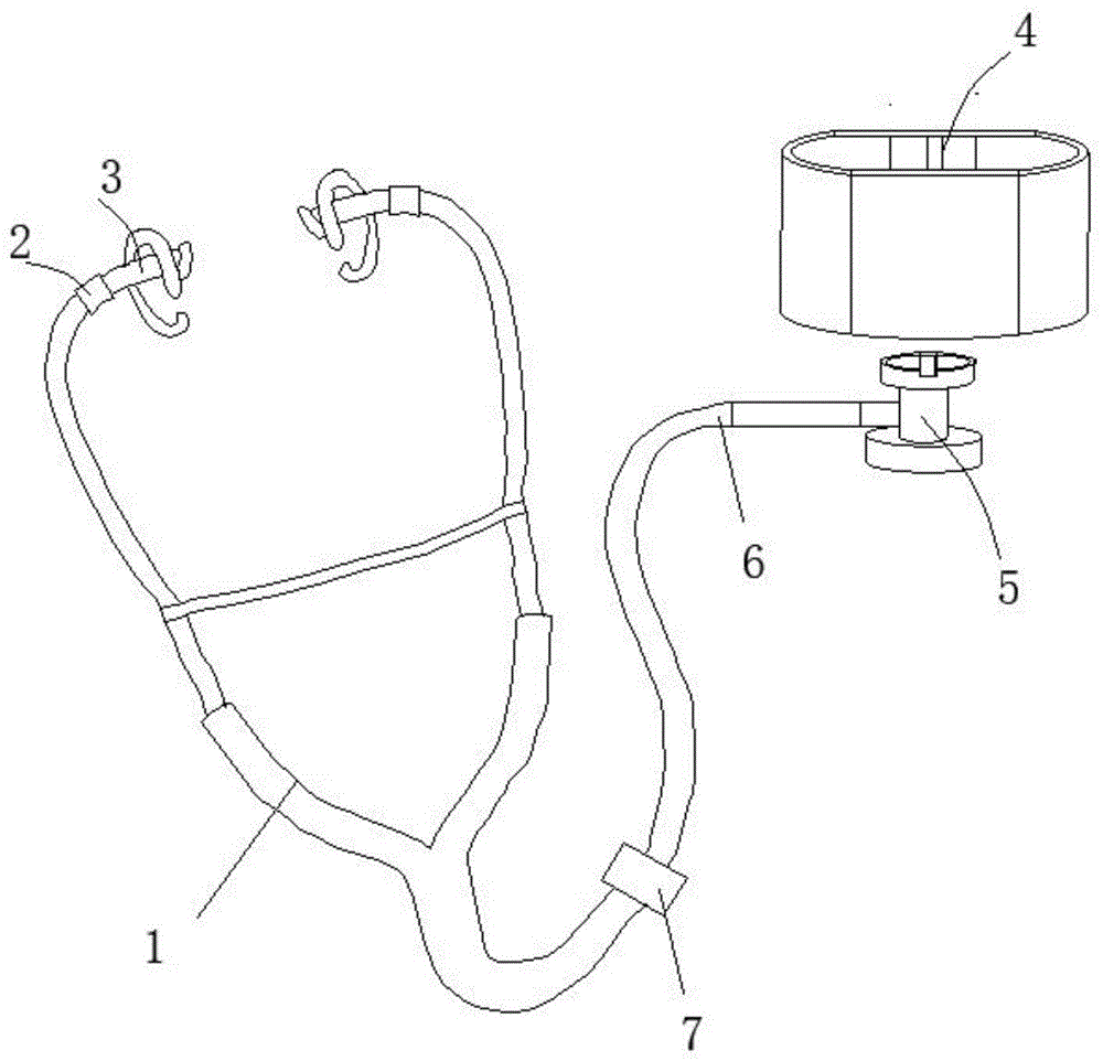 一种方便外科使用的听诊器的制作方法