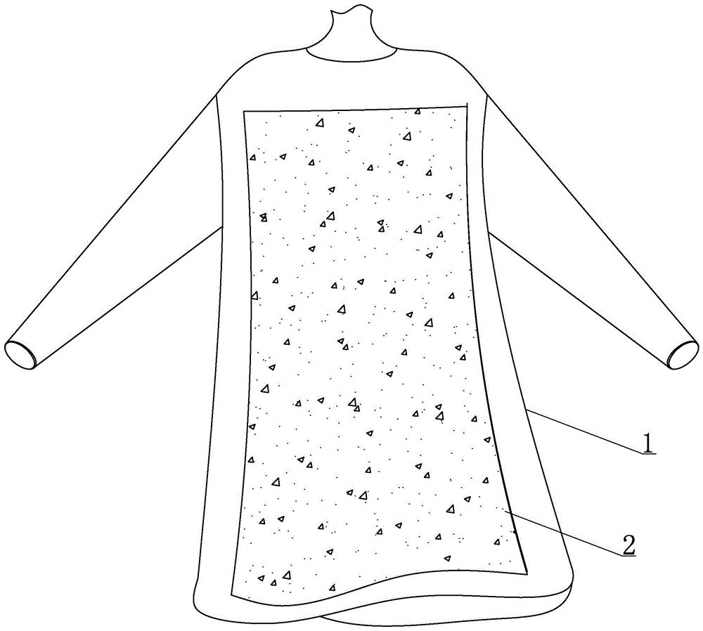 一种涂料防污服的制作方法