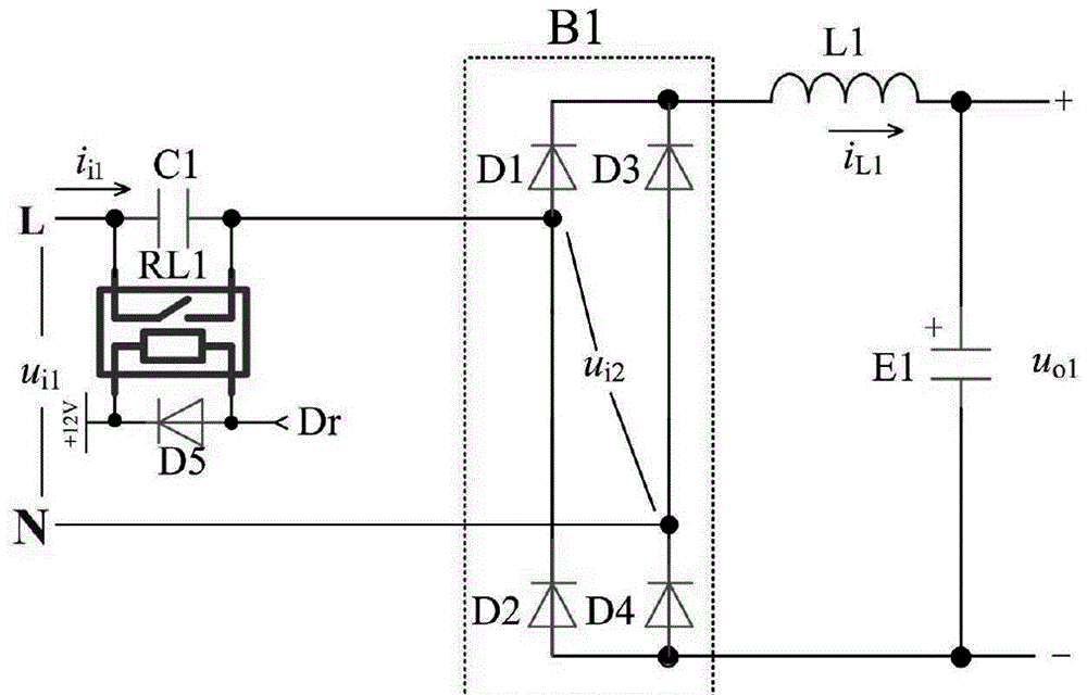 一种单相LC串联限流电路的制作方法