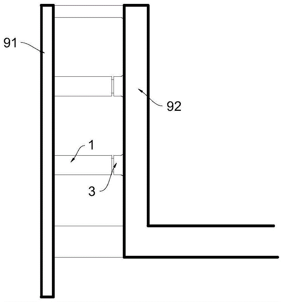 一种防水换撑块及模具的制作方法