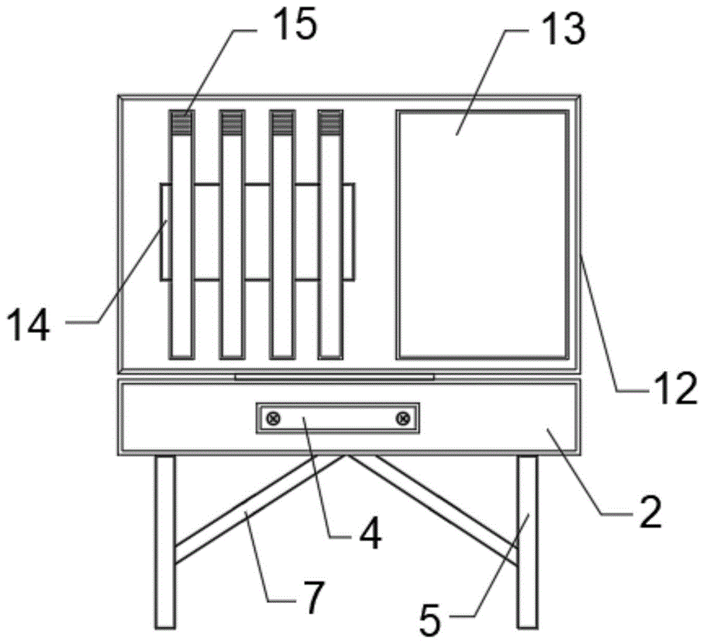 一种便于组装桌椅的支撑托架的制作方法