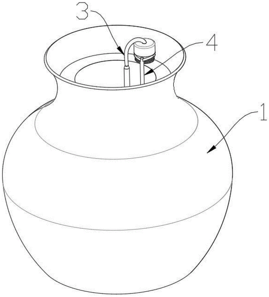 一种自动供水的硅胶花瓶的制作方法