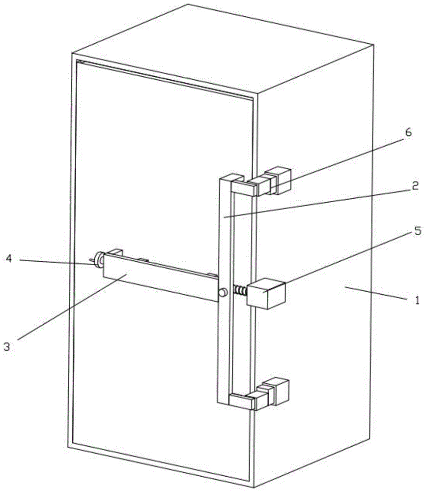 一种开关柜的柜门的锁止装置的制作方法