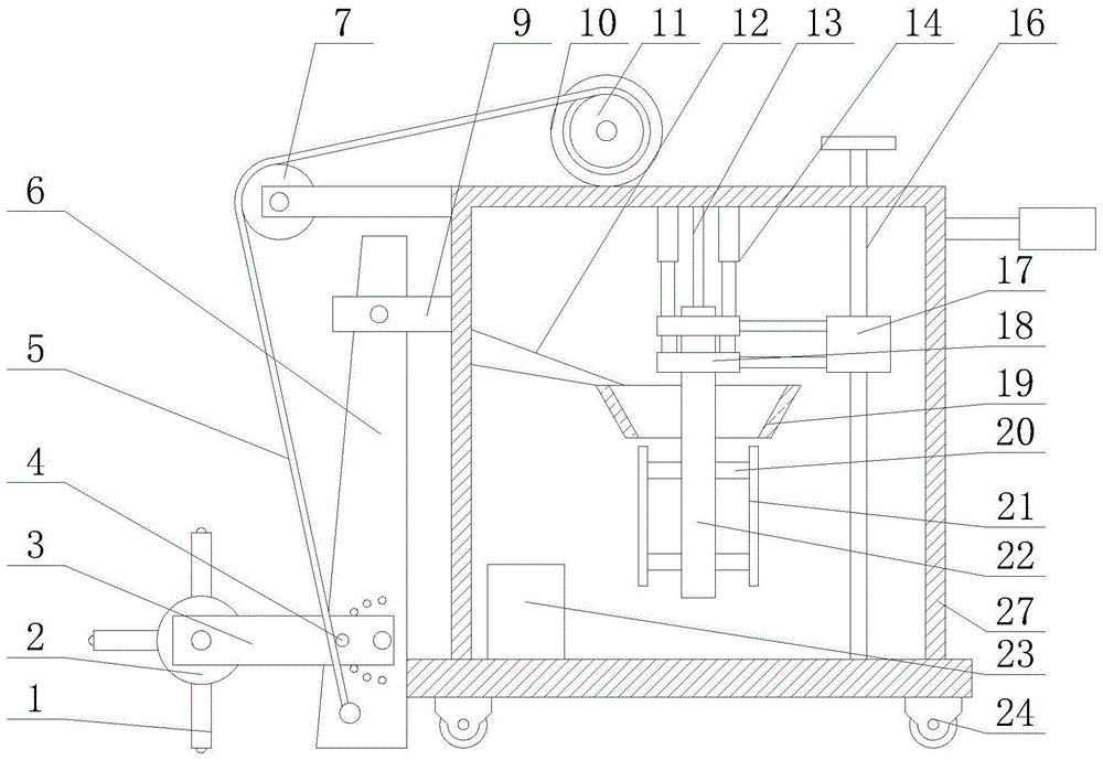 一种建筑工程施工用铲沙装置的制作方法