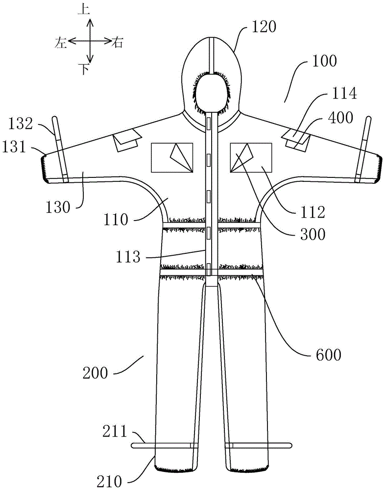 一种新型结构的防护服的制作方法