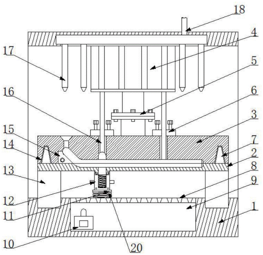 一种园林固定架模具的制作方法