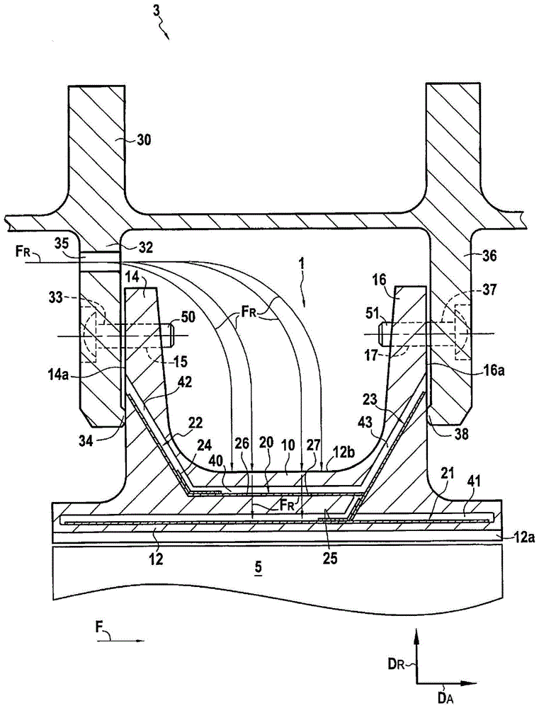 具有扇区间密封件的涡轮环组件的制作方法