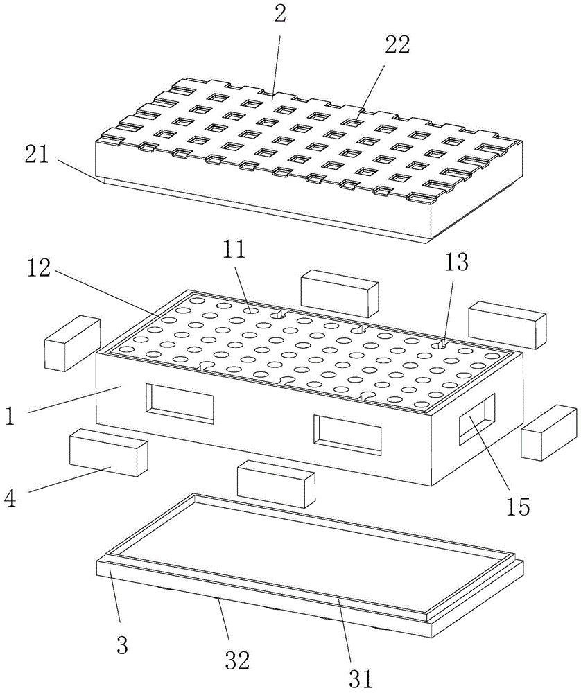 一种城乡园林防滑型透水砖的制作方法