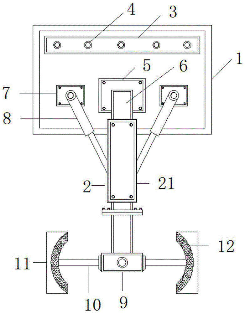 一种游轮船舶尾轴架结构的制作方法