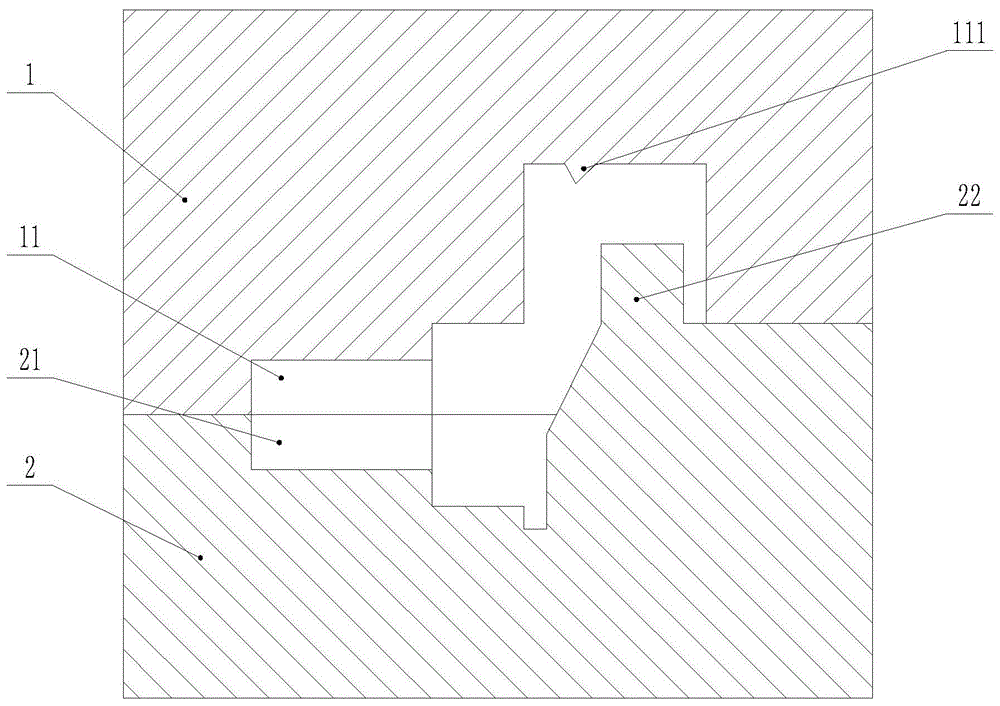 一种仪表接头的浇注模具的制作方法