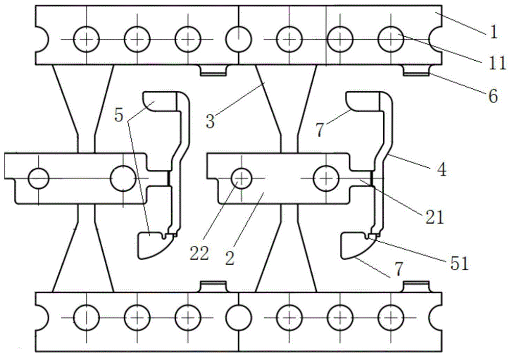 稳定双向连接连接器用连接片结构的制作方法