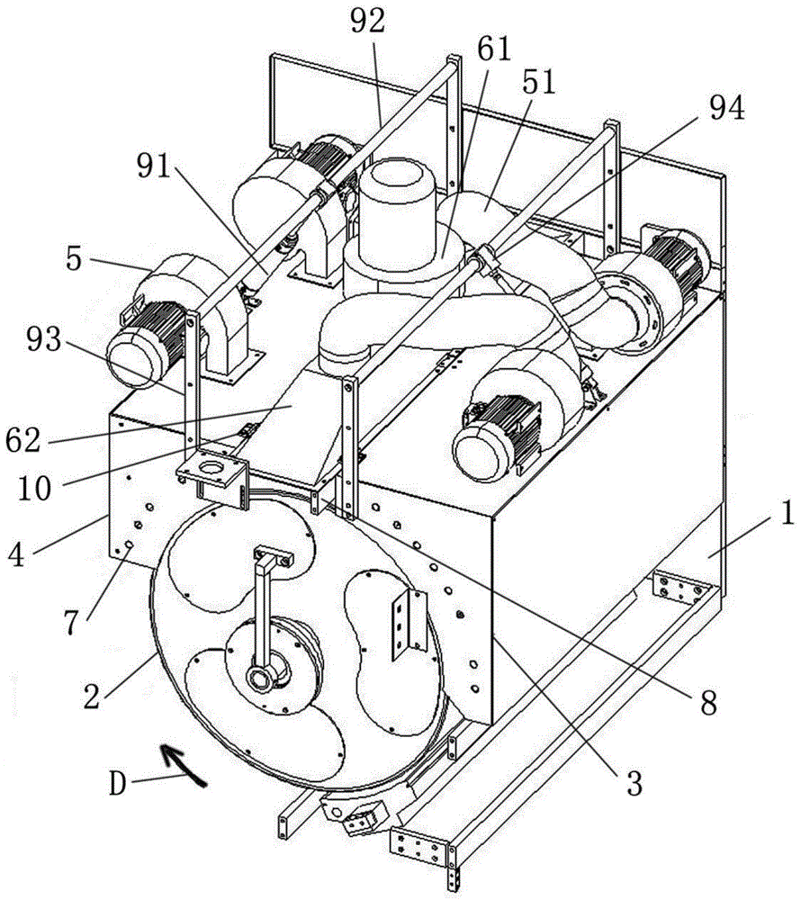 覆膜机用加热烘干装置的制作方法