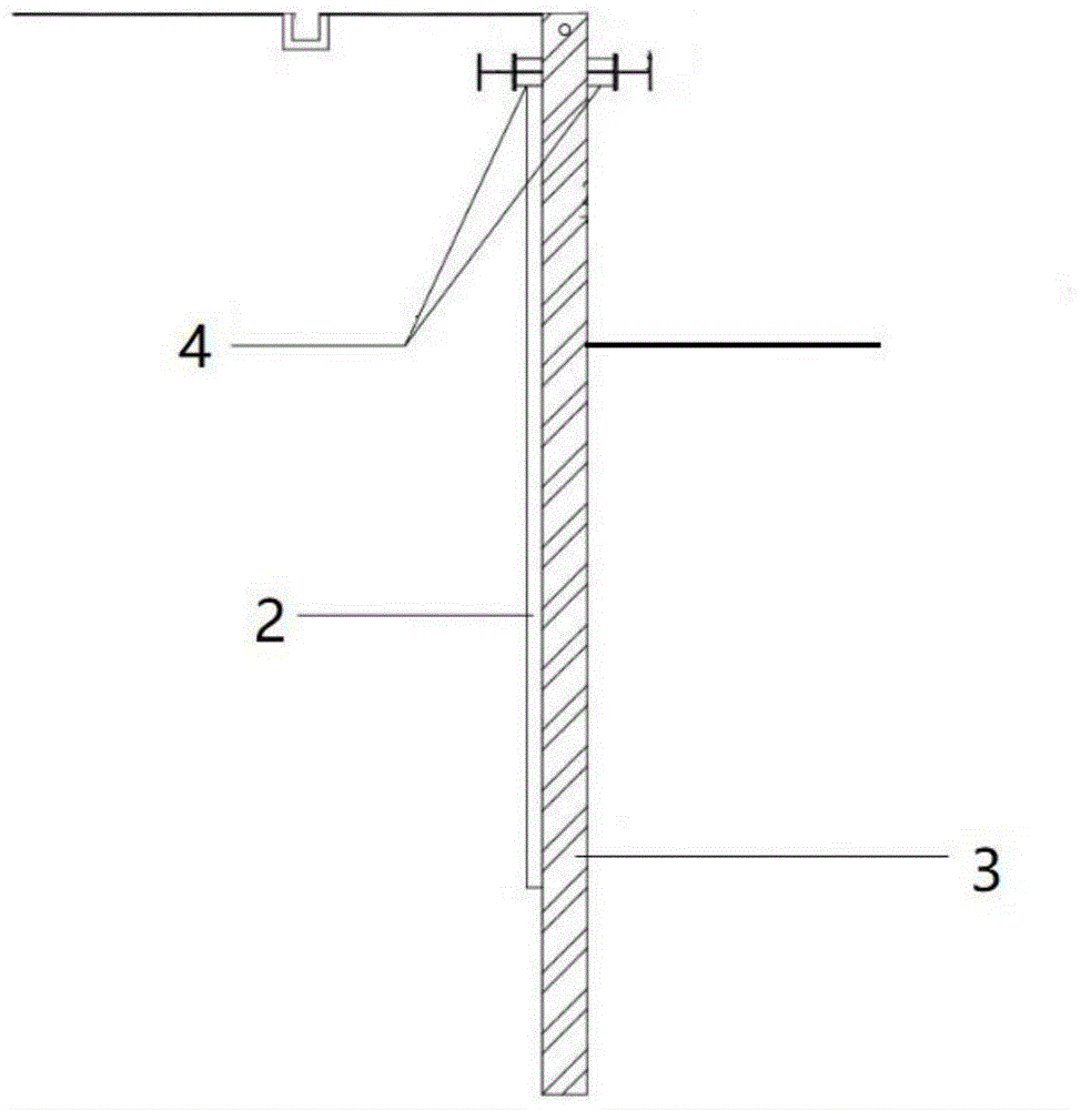 一种复合型拉森钢板桩基坑支护结构的制作方法