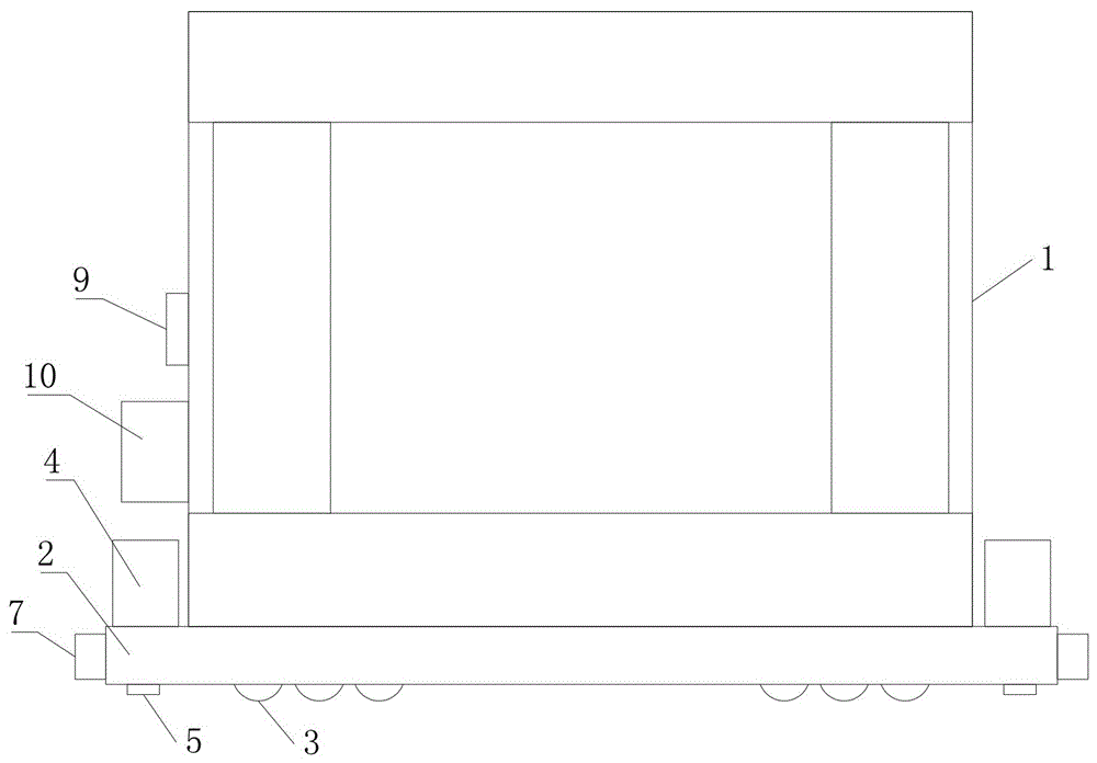 一种集装箱内用运车架的制作方法