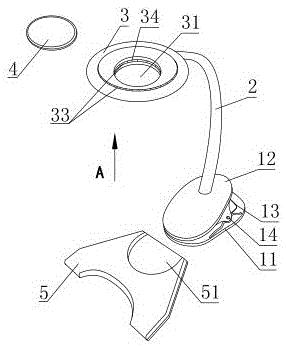 一种夹持台灯的制作方法