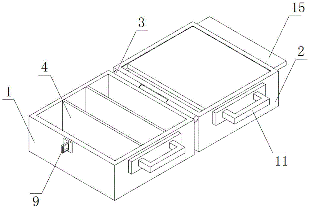 一种维修用多功能工具箱的制作方法