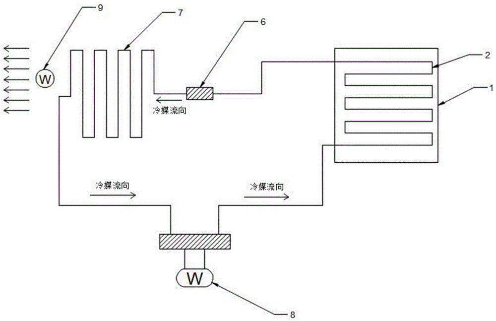 回叠式空气能热水系统的制作方法