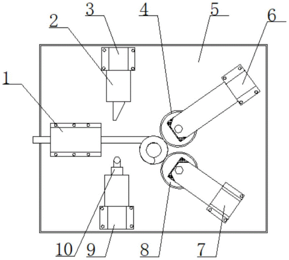 一种制作组合拉簧外拉簧拉钩的装置的制作方法